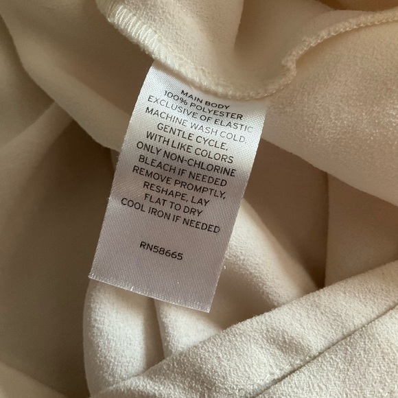 NORDSTROM Smocked Bodice Sleeveless Midi Dress - Ivory Pristine SZ M - Picture 8 of 8